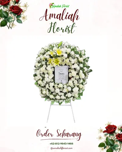 Krans Bunga Duka Cita di Sulang